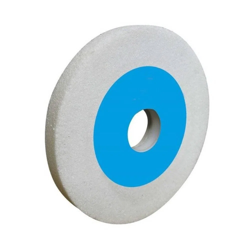 Meule Touret Vitrifiée Blanche D. 150 x ép. 20 x Al. 32 mm - Gr 46 Corindon - Idéale pour Affûtage Meulage - Diamwood