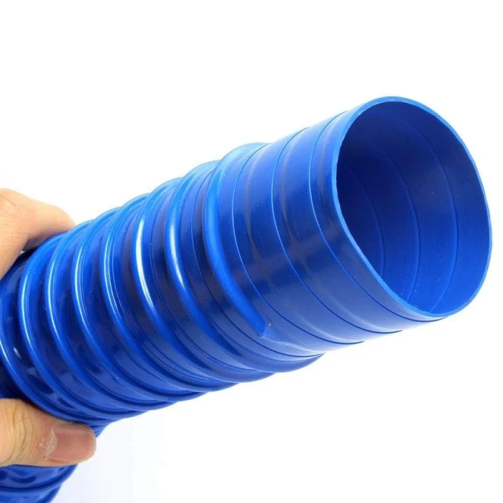 Tuyau D'aspiration De Fumée En PVC Bleu, 1m, Tuyau D'échappement D'air, Diamètre Intérieur 30/40/60/70/80/100mm(Inner Diameter 100mm)