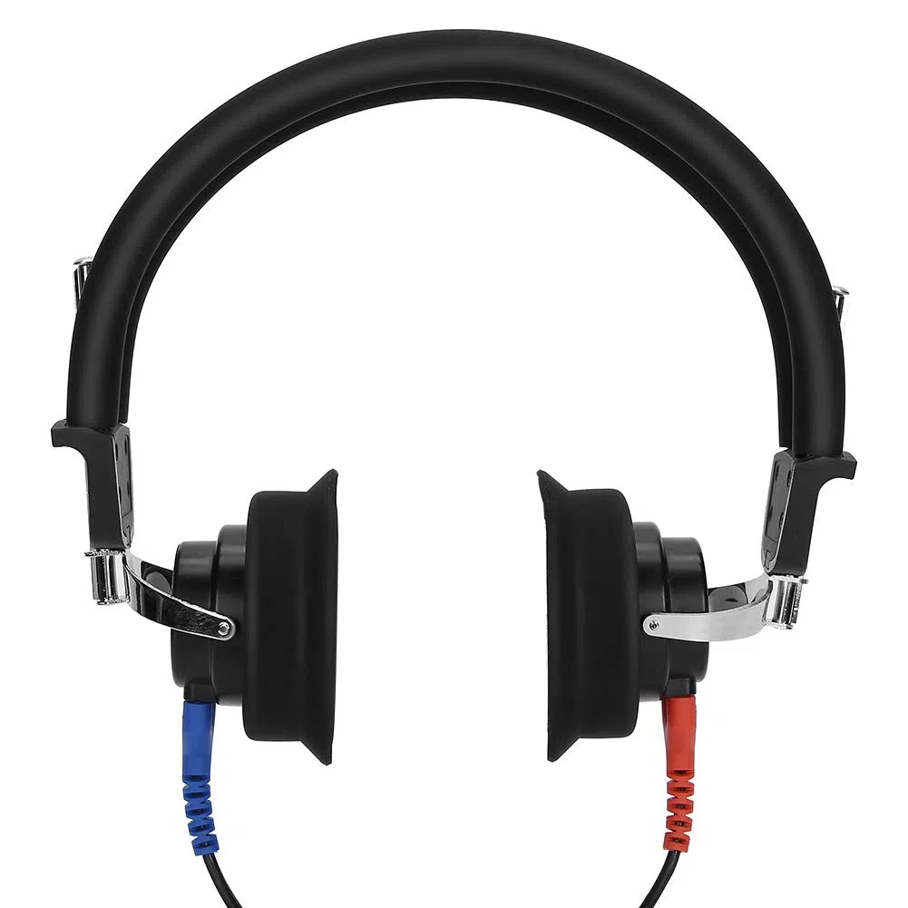 Casque Audiométrique Casque Audio Numérique Testeur D'écoute Casque Audio Haute Sensibilité pour Audiologistes Test D'écoute de La Conduite D'air Convient aux Auto-Écoles Aux Centres Auditifs et aux