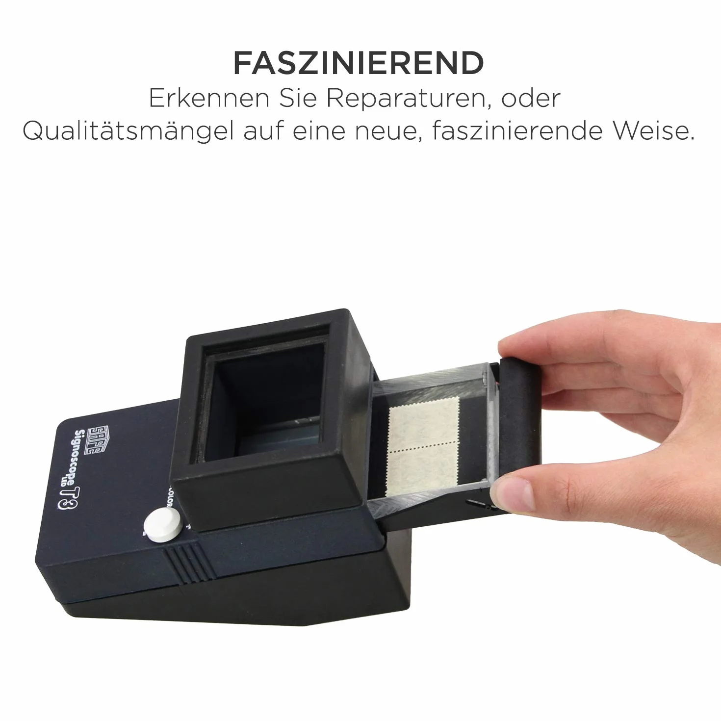 SAFE 9893 Détecteur de filigrane Signoscope T3 pour vos timbres