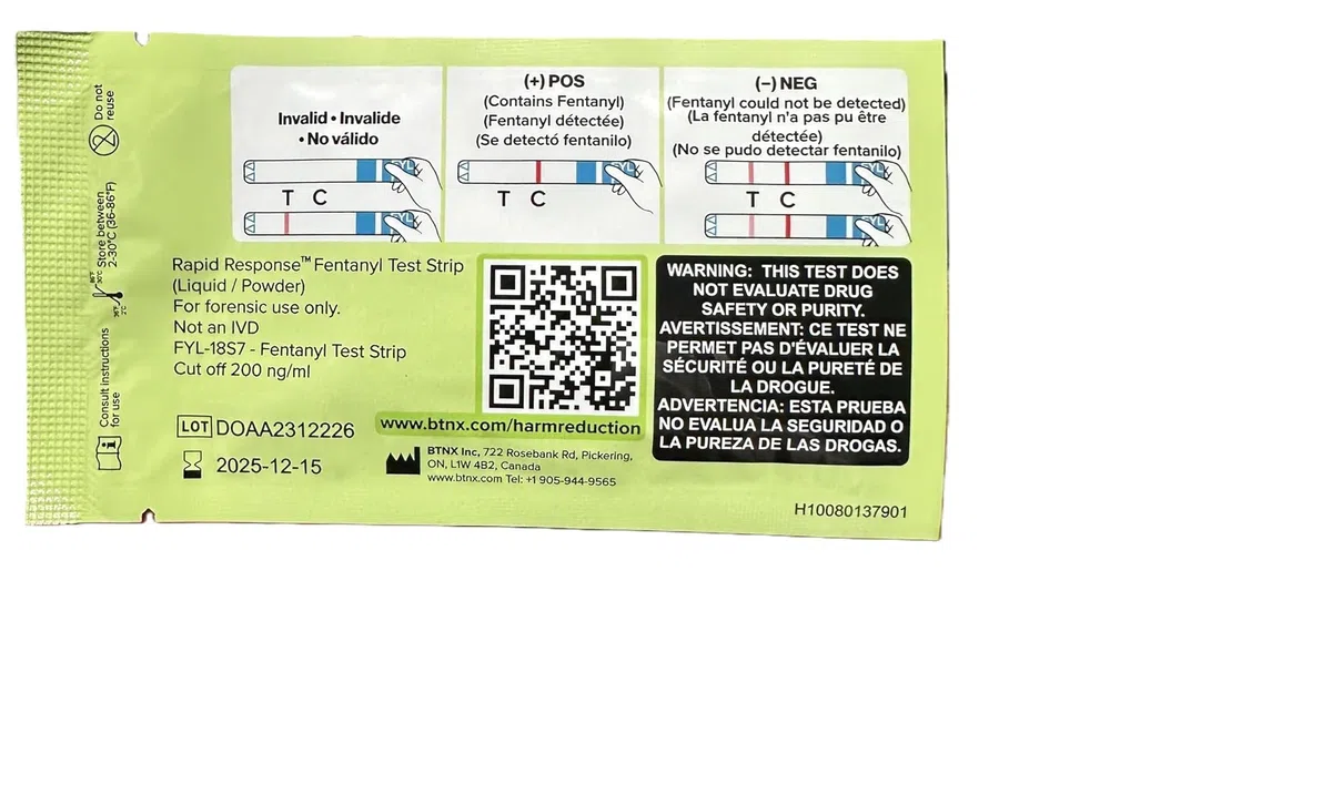 Rapid Response Bandelettes de test de fentanyl - Bandelettes de fentanyl les plus vendues au monde - Outil de réduction des risques - Prévention des surdoses (5)