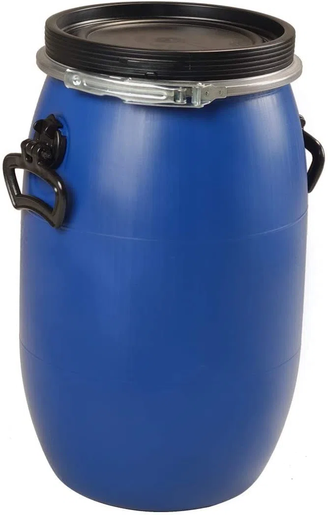 Aude plastique - FUT/Bidon 30 litres Bleu à Ouverture Totale (1)