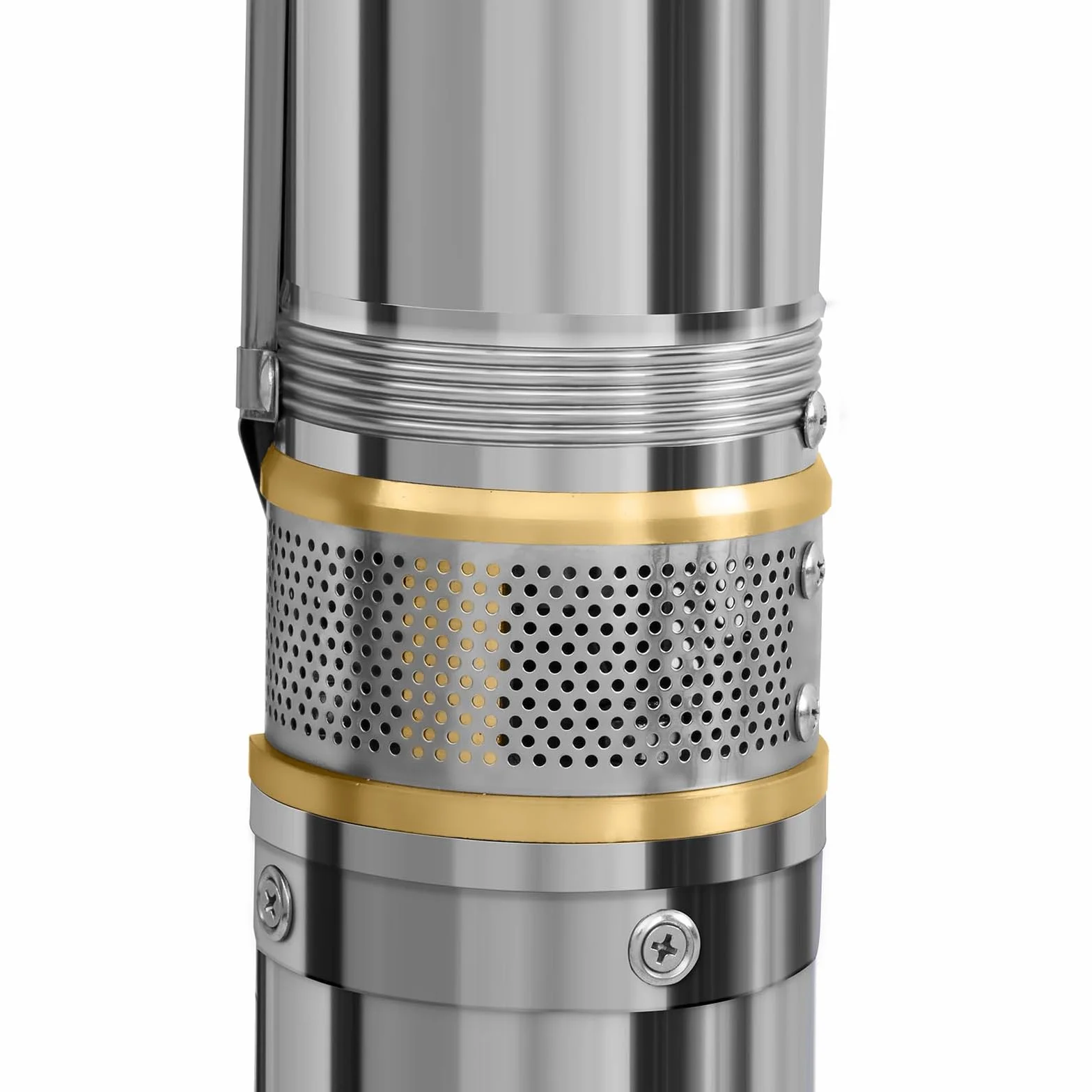 Hillvert Pompe Immergée Pompe de Puits Submersible 6000 L/h, 370 W, Profondeur de pompage max. 43 m, Diamètre de la pompe 95 mm, Acier inox