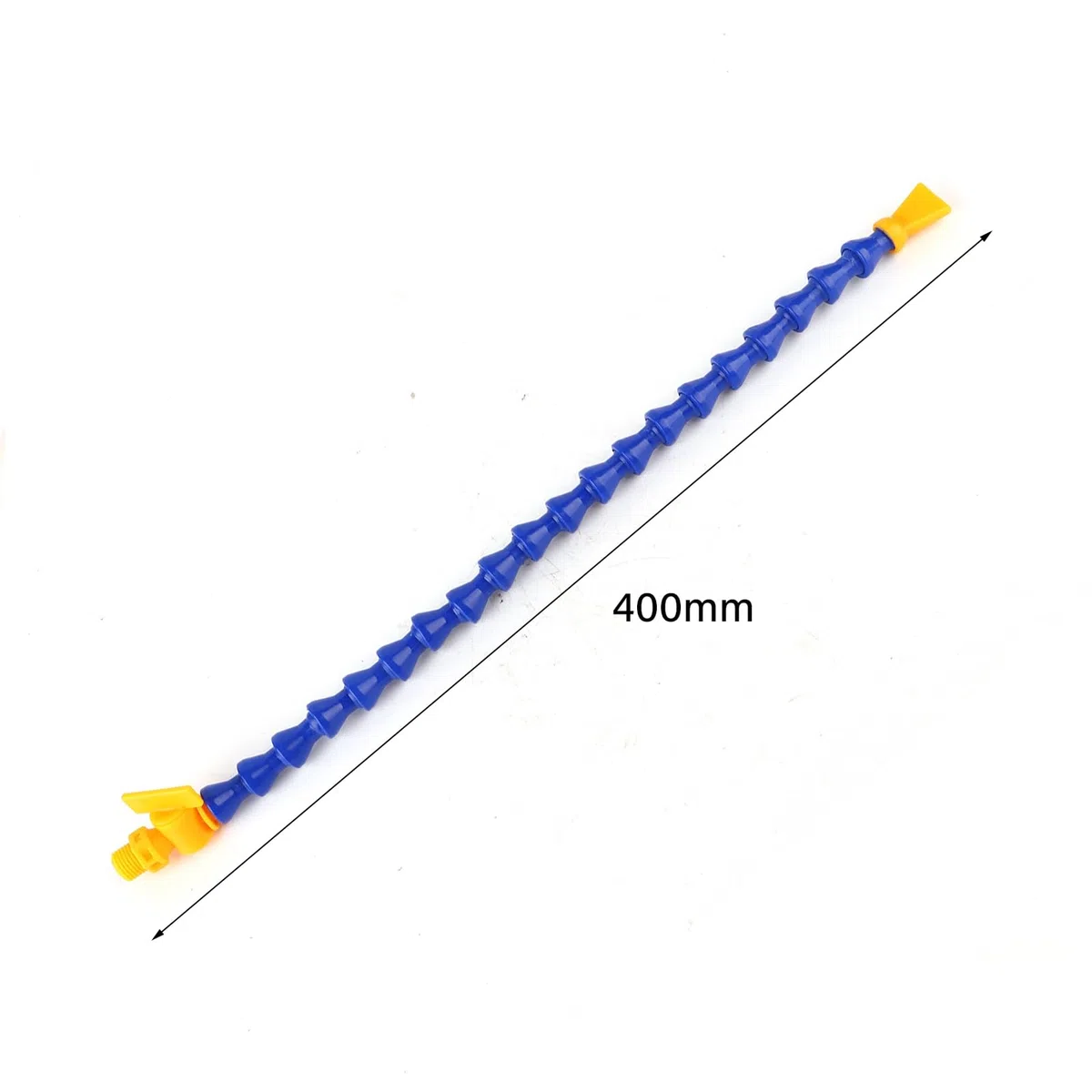 Cosiki Tuyau Flexible de Liquide de Refroidissement CNC pour Fraiseuse de Tour, 12 Tubes de Refroidissement à Nez Plat Rond pour Machines Hydrauliques, 6 Buses Rondes + 6 Buses Plates pour Eau et