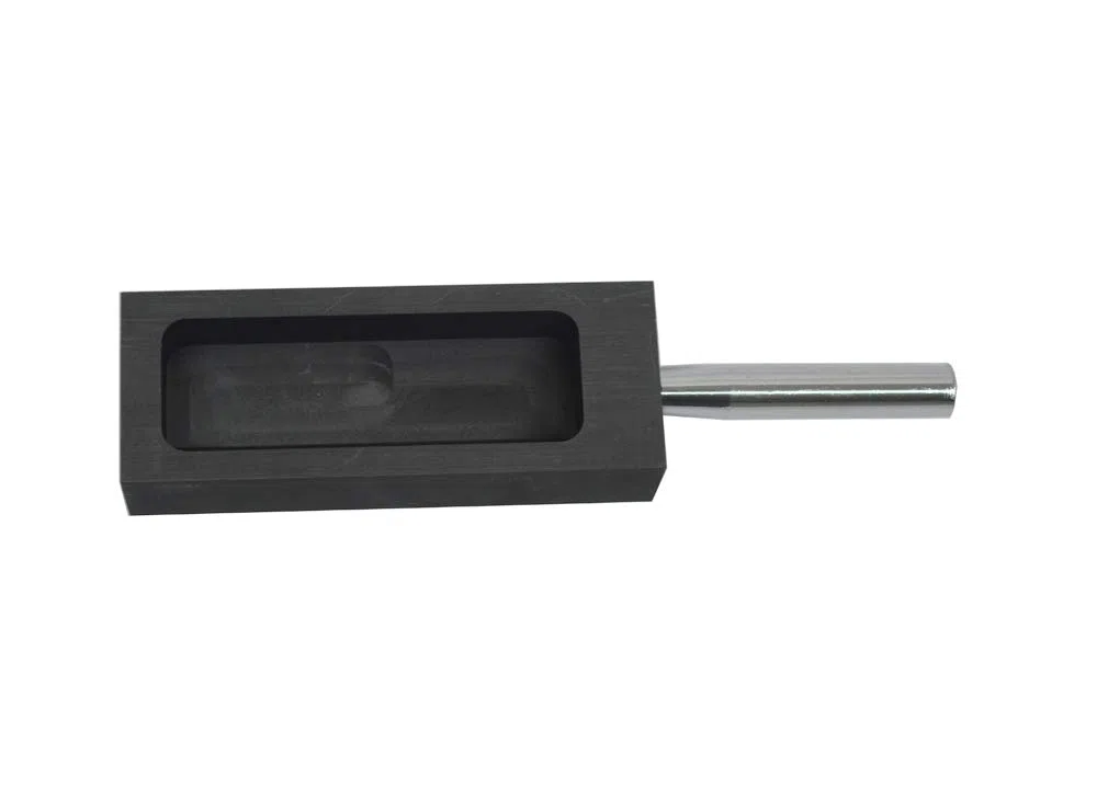 LLF Moule en graphite doré et argenté pour fondre le moulage avec barre en métal - 1kg