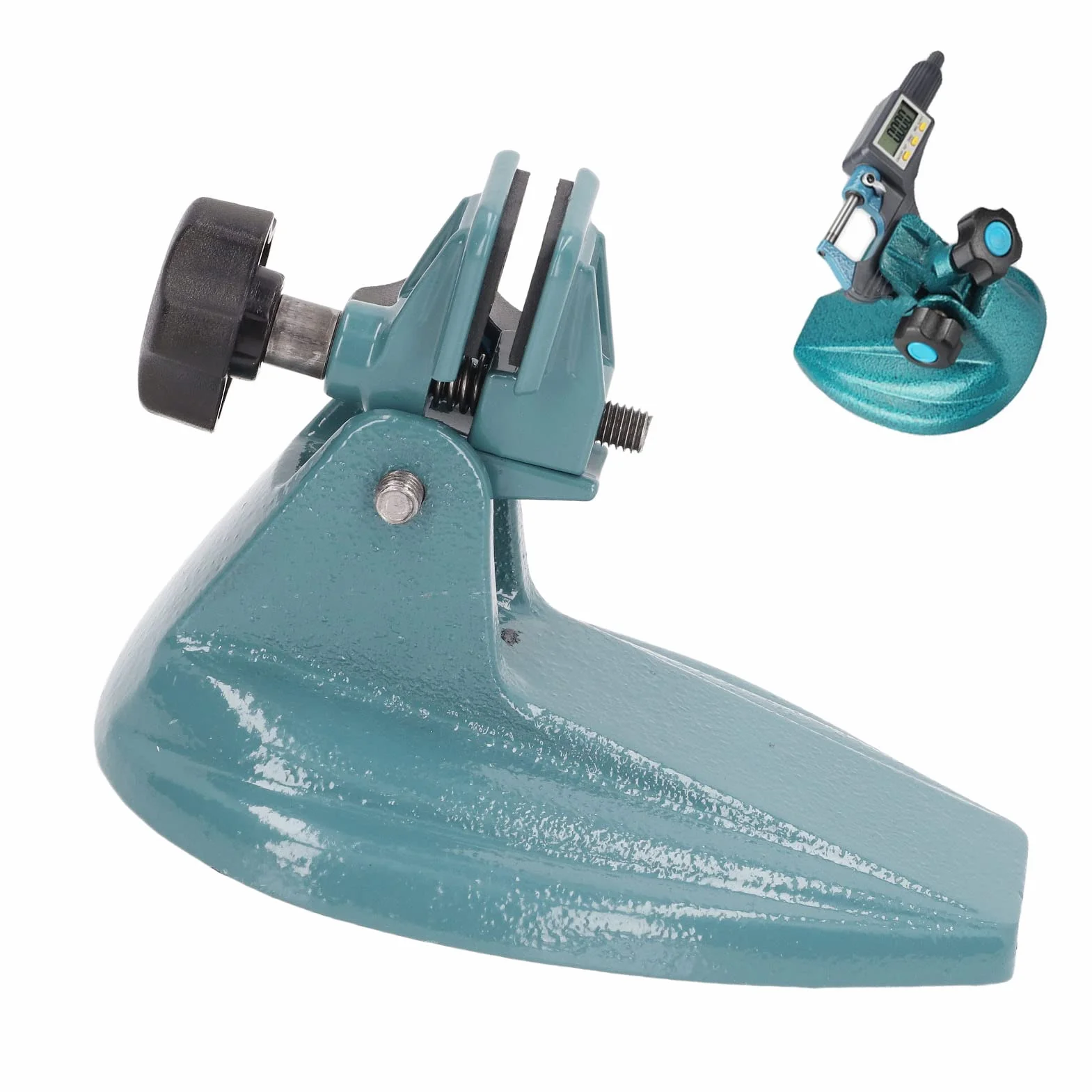 Support de Micromètre Réglable en Acier Allié avec Patins Antidérapants for Mesure Précise