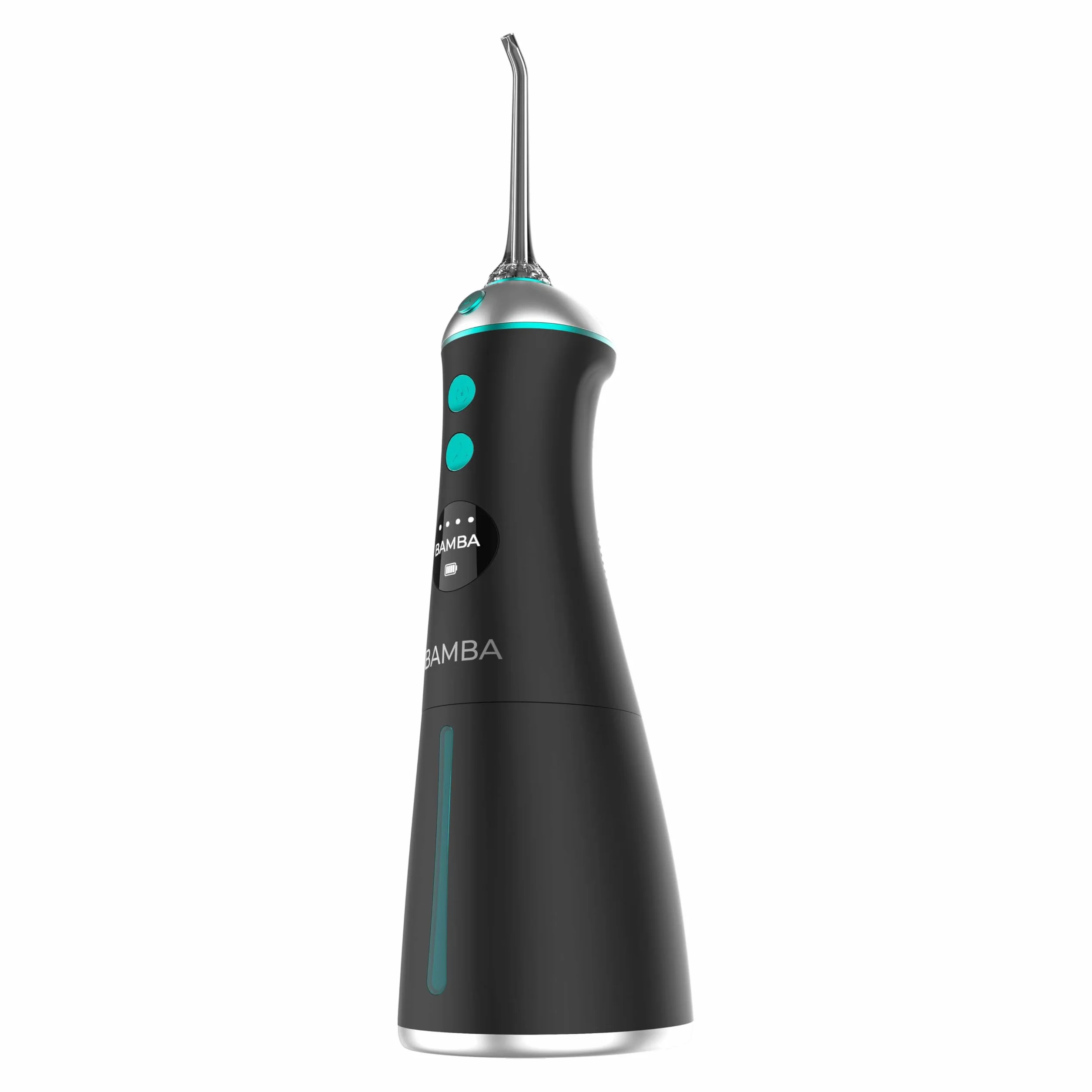 Cecotec Irrigateur de Voyage Compact et Léger ToothCare 1100 Jet Clean Liberty. Irrigateur Dentaire Portable avec 6 Modes, 8 Réglages de Pression, Capacité 280ml, IPX7, Inclut 8 Buses, Recharge USB