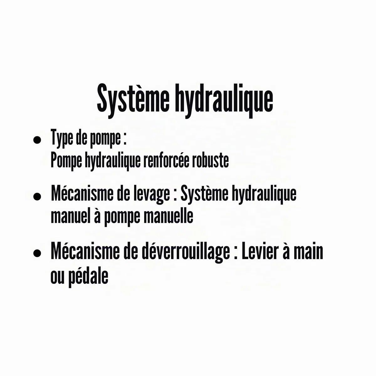 Kajal Système hydraulique 3000 kg - Tranpalettes haute performance, levage manuel avec pédale à levier, pompe renforcée, fourche 1150-1220 mm