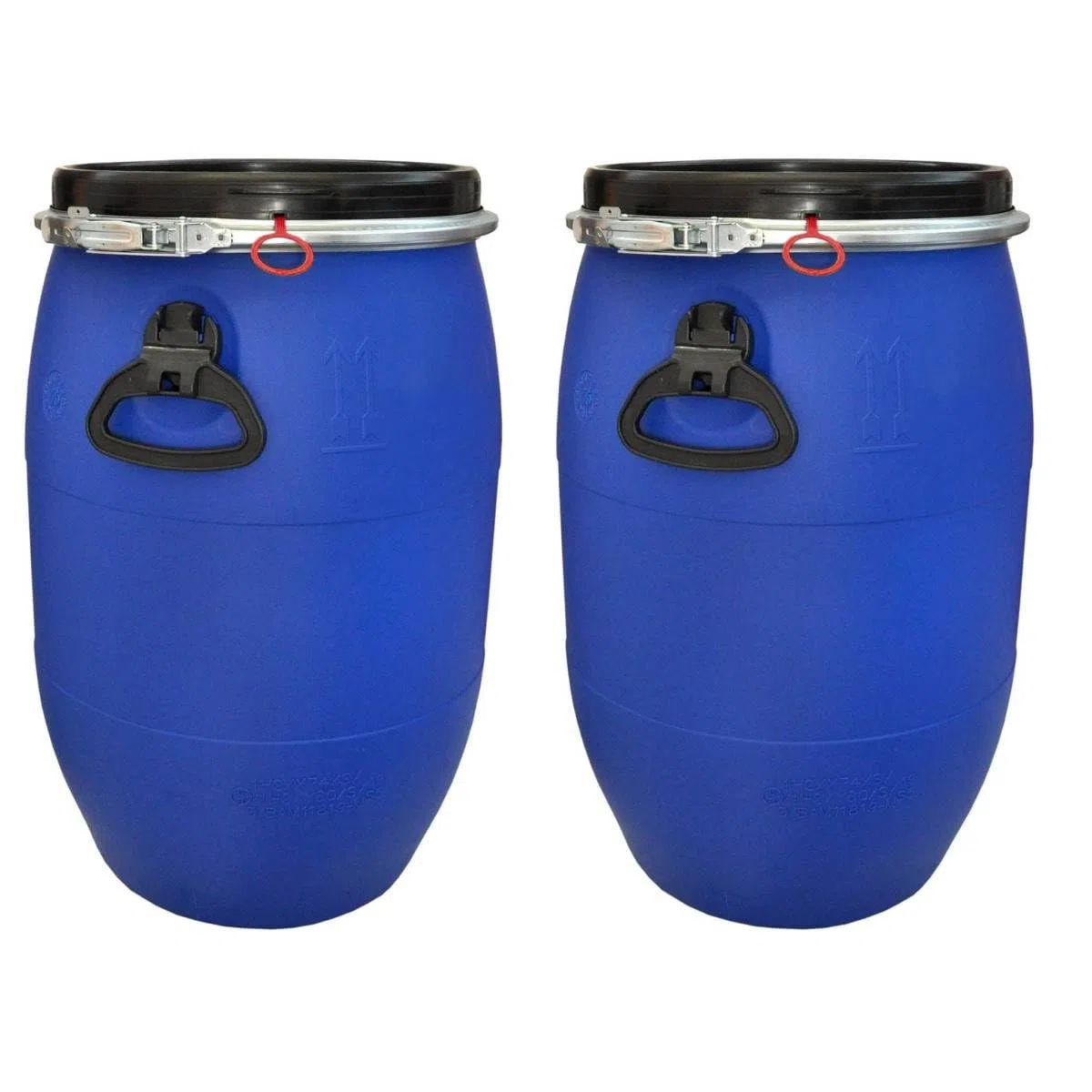 Multitanks Fût 60 Litres Ouverture Totale – Lot de 2 Pièces pour Stockage Sécurisé
