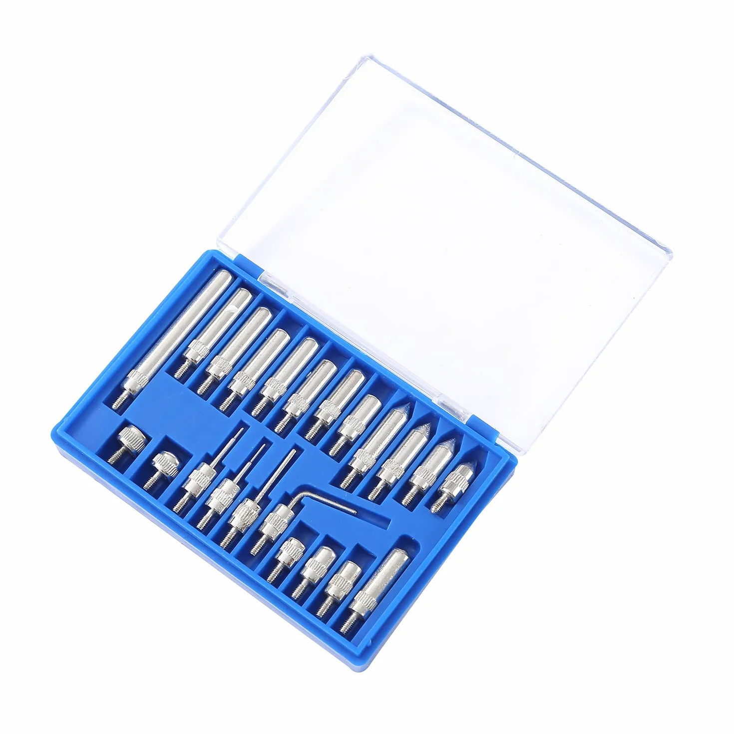 KATSU Indicateur de Test Cadran Jauge avec Base Magnétique, 0-10mm 0,01mm Précision Métrique Testeur de Bras Réglable Outil de Mesure Ensemble de 22 Points Indicateurs Inclus