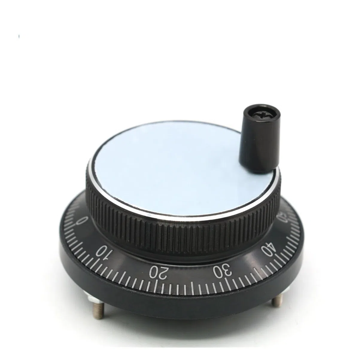 Encodeur Rotatif, CNC Pulser Volant 5V 6pin Pulse 100 Manuel Générateur D'impulsions Volant CNC Machine 60mm Encodeur Rotatif(24v-4pin-100pulse,60mm)