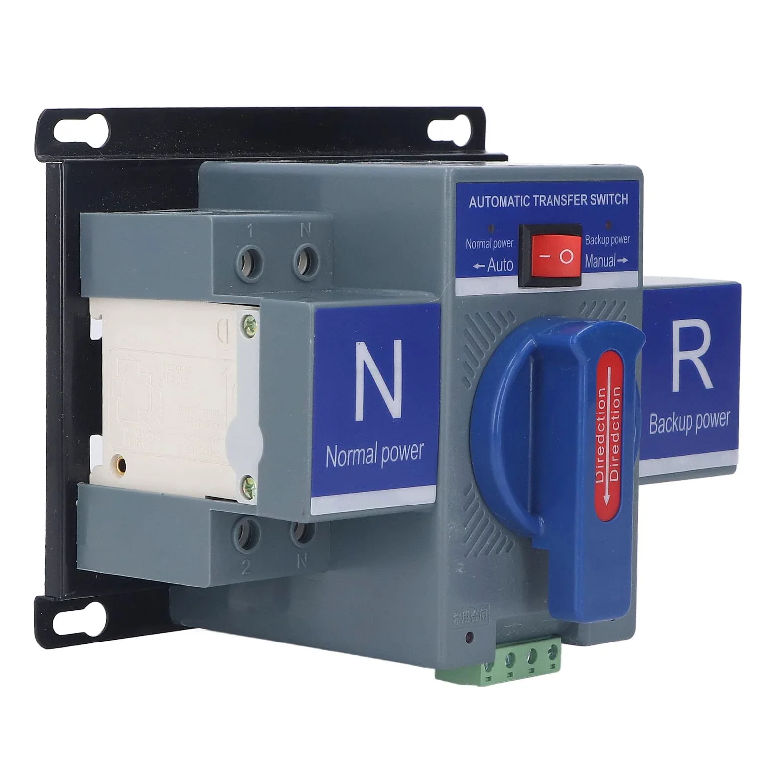 Commutateur de Transfert Automatique à Double Puissance AC230V 2P CB Micro Type de Rupture Mini Changement pour le Ménage PV (32A)
