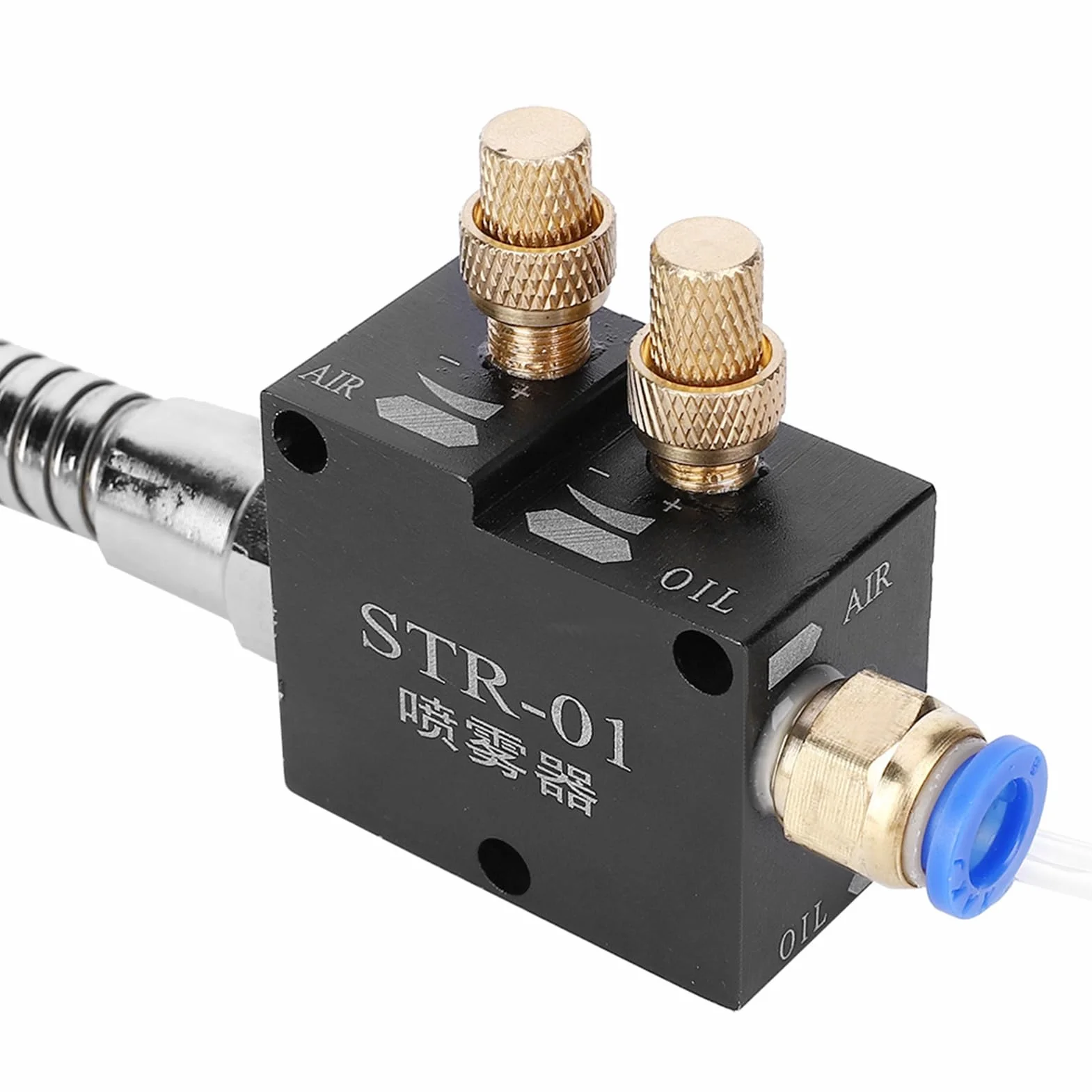 Système de Pulvérisation de Lubrification de Liquide de Refroidissement STR 01,pour Les Machines à Haute Brillance,Les Tours,Les Perceuses et Les Fraiseuses, Autres Outils de Coupe