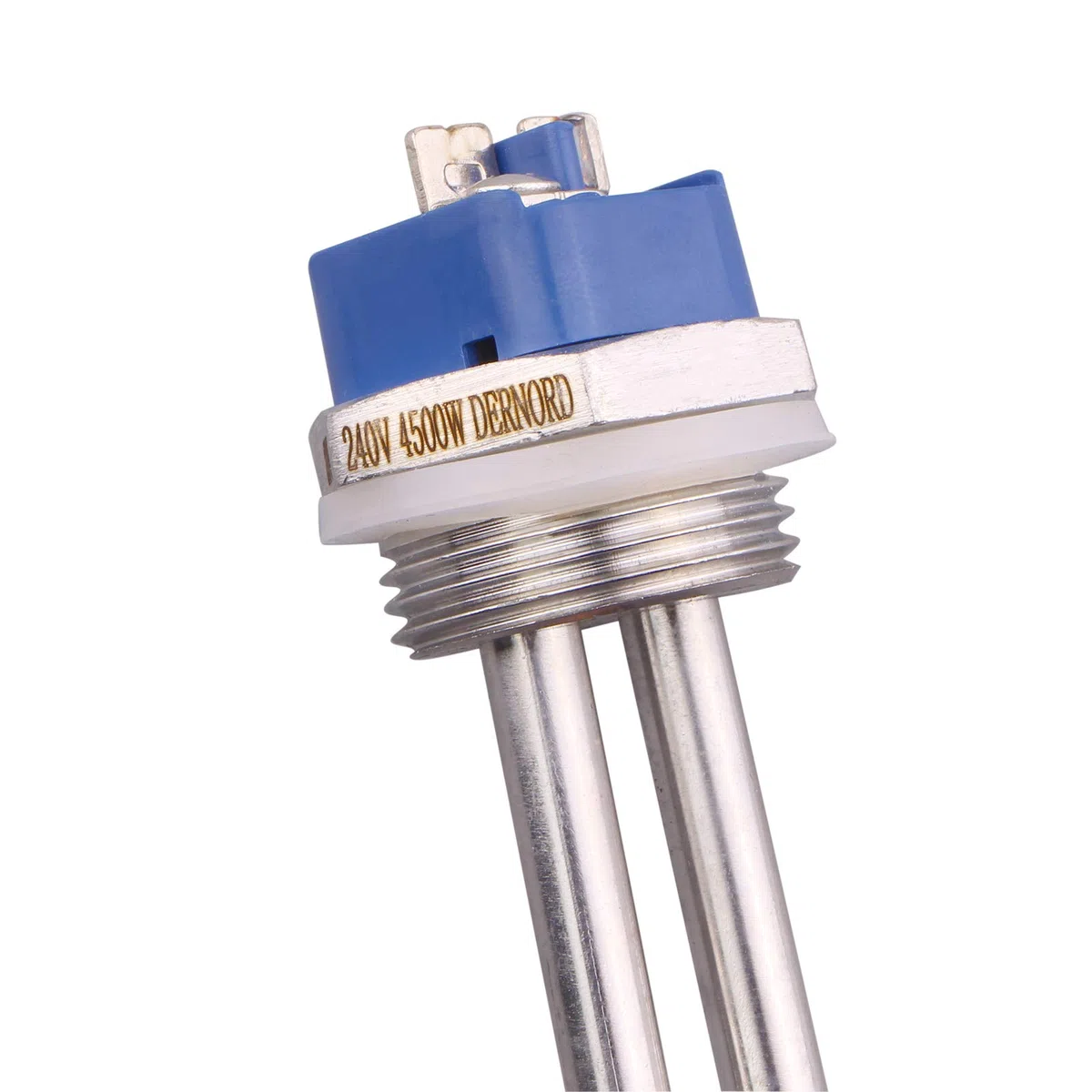 DERNORD Élément chauffant en acier inoxydable 240 V 4500 W Filetage BSP 1"
