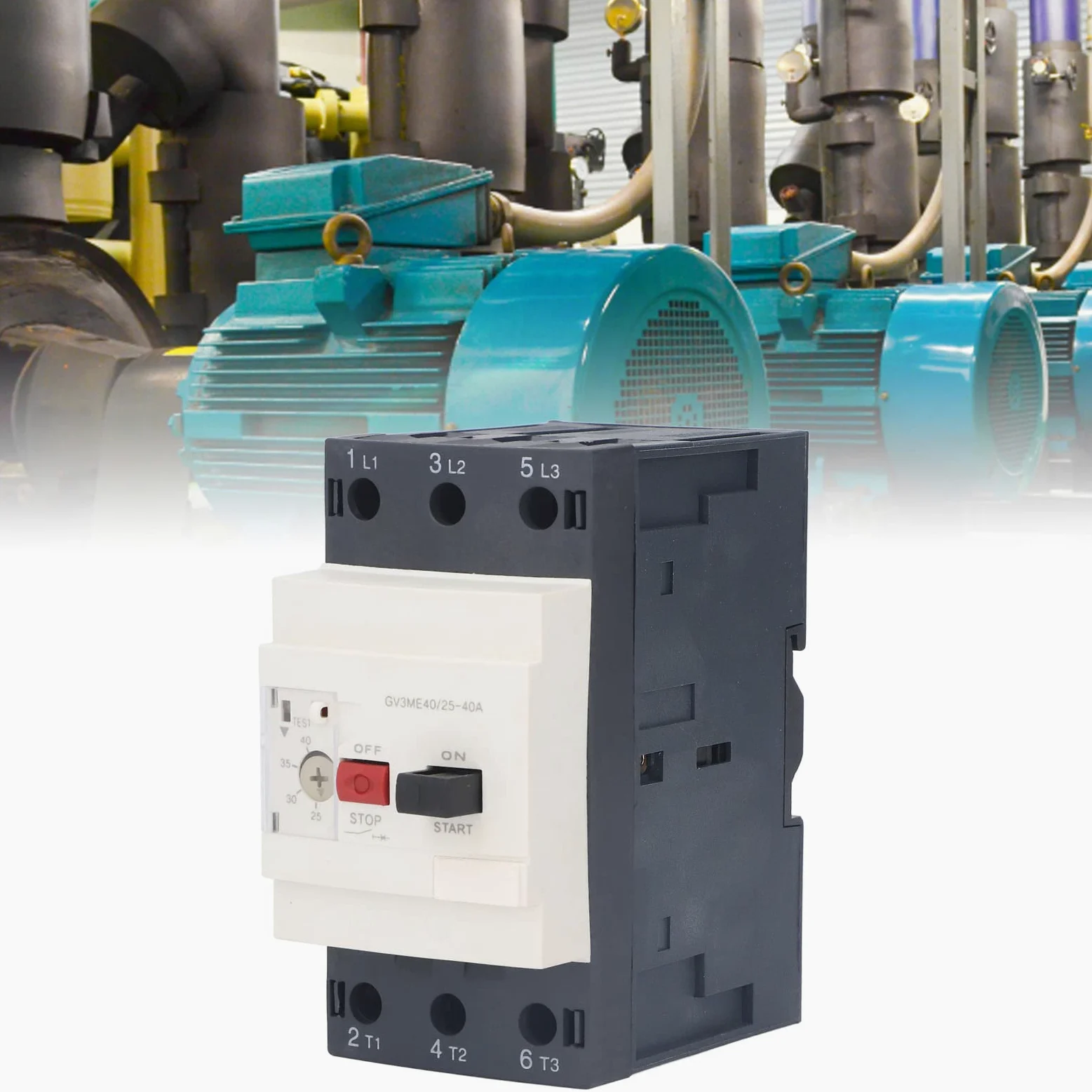 GV3ME40 Interrupteurs de protection moteur Bouton-poussoir Disjoncteur magnétique thermique 690V 25-40a Protection contre les fuites Commutateur d'air Appareils de distribution et de contrôle électriq