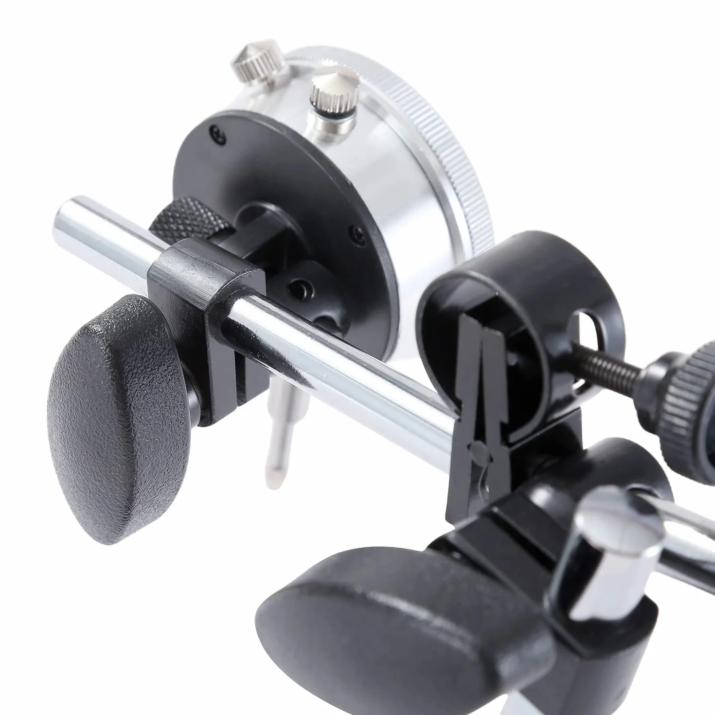 KATSU Indicateur de Test Cadran Jauge avec Base Magnétique, 0-10mm 0,01mm Précision Métrique Testeur de Bras Réglable Outil de Mesure Ensemble de 22 Points Indicateurs Inclus
