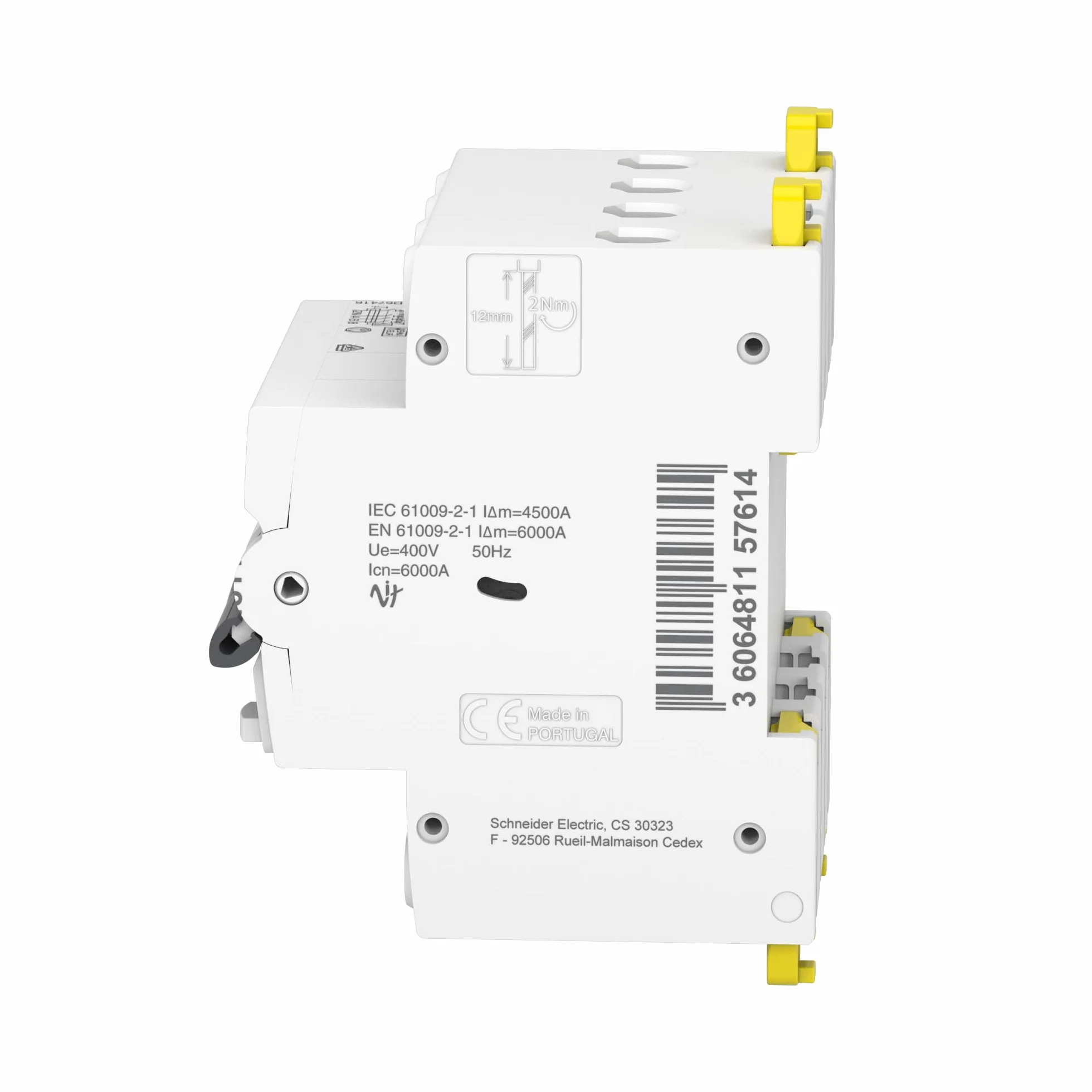 iC60 4P RCBO 16A 30mA A