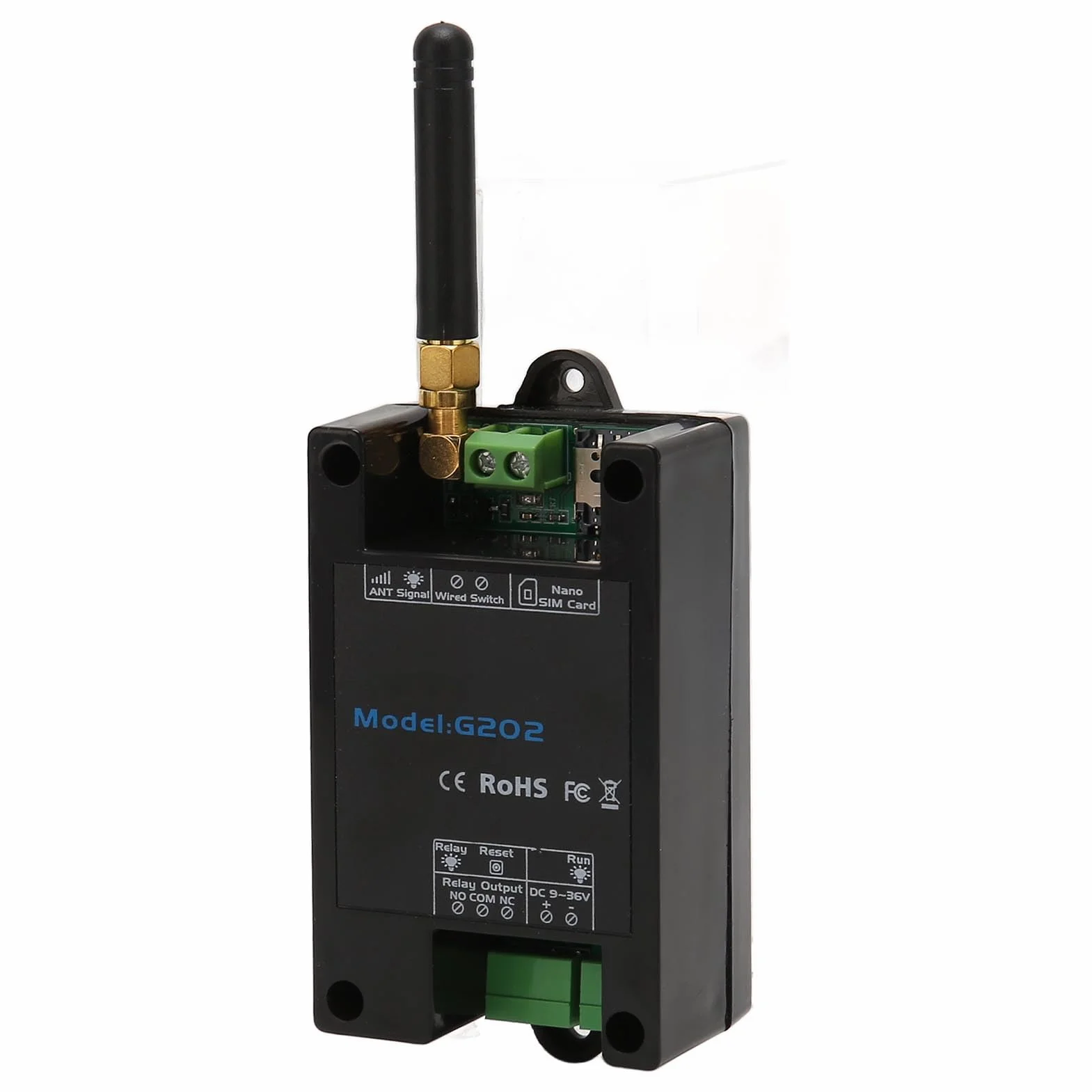 Télécommande de Portail GSM G202, Interrupteur à Distance, Sortie 3 A 240 VAC, Programmable avec 200 Chiffres, Fonctionnement Relais, Quadri-bande Globale, pour Portes,