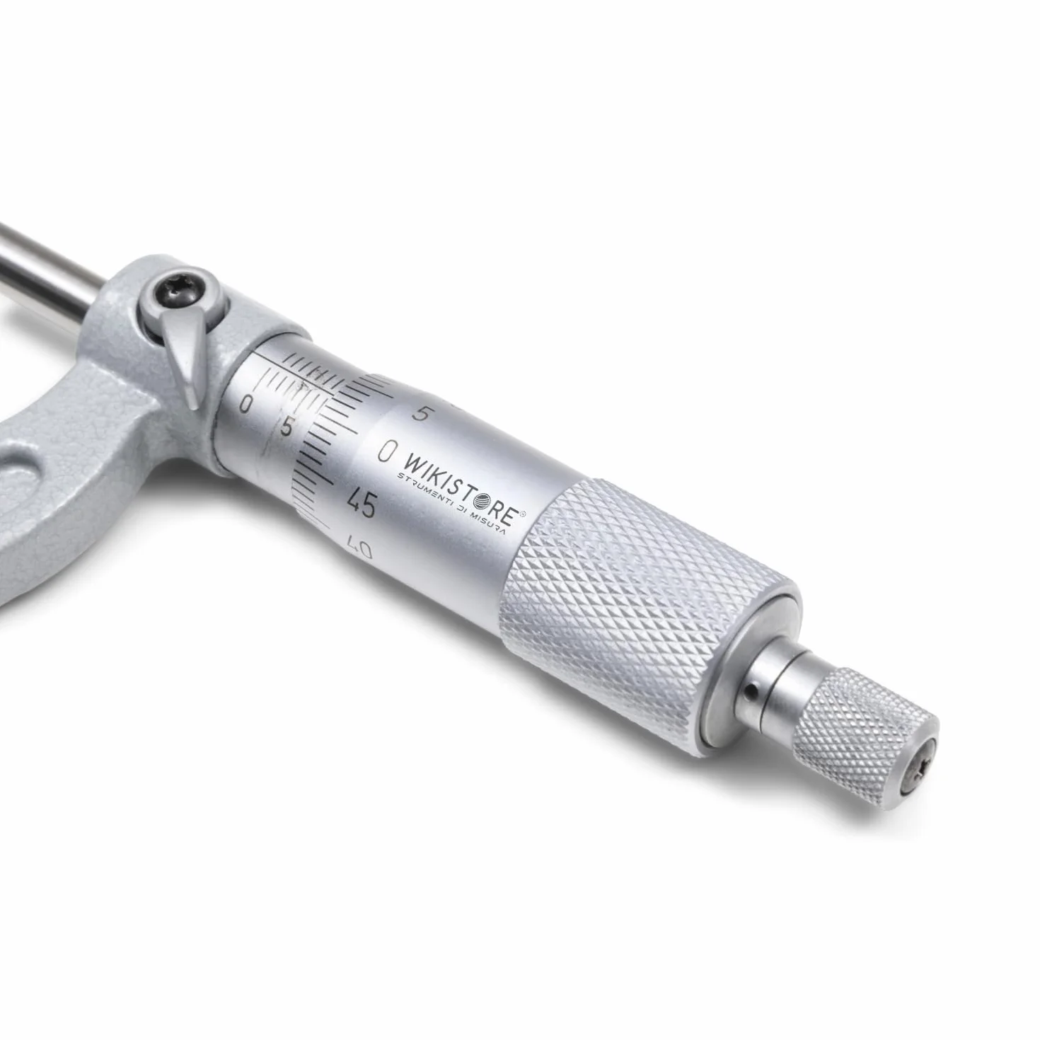 MICROMETRE PROFESSIONNEL 25-50 mm, Micromètre Centésimal, Précision Industrielle avec Arceau en Alliage Léger, Système d'Embrayage et Levier de Verrouillage, Outil de Travail Précis