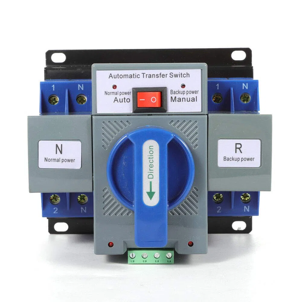 2P 63A Double Alimentation Électrique Commutateur de Transfert Automatique Transfer Switch Commutateur de Transfert Umschalter AC-33iB