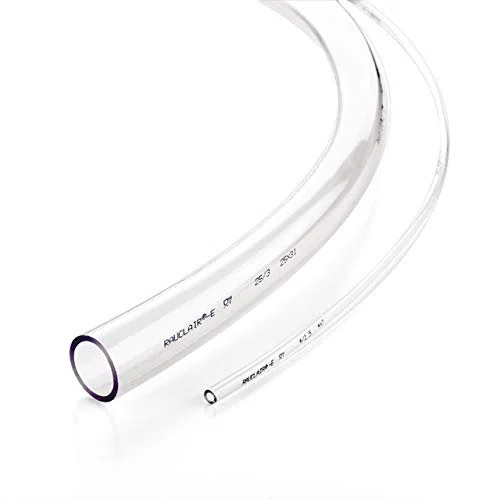 REHAU Tuyau en PVC RAUCLAIR-E 4/1 4/6 transparent 100 m