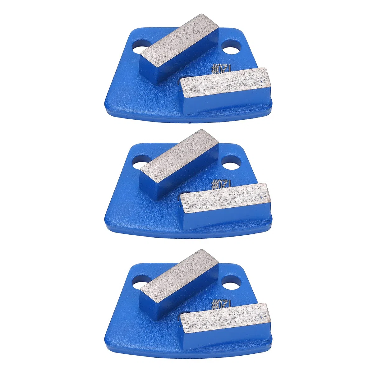 3 Pièces Chaussures de Meulage Diamant, Sol en Béton de Peinture Coupe Agressive Tampons de Polissage en Métal Disque de Revêtement Chaussure Trapèze Sol en Béton Coupe Agressive