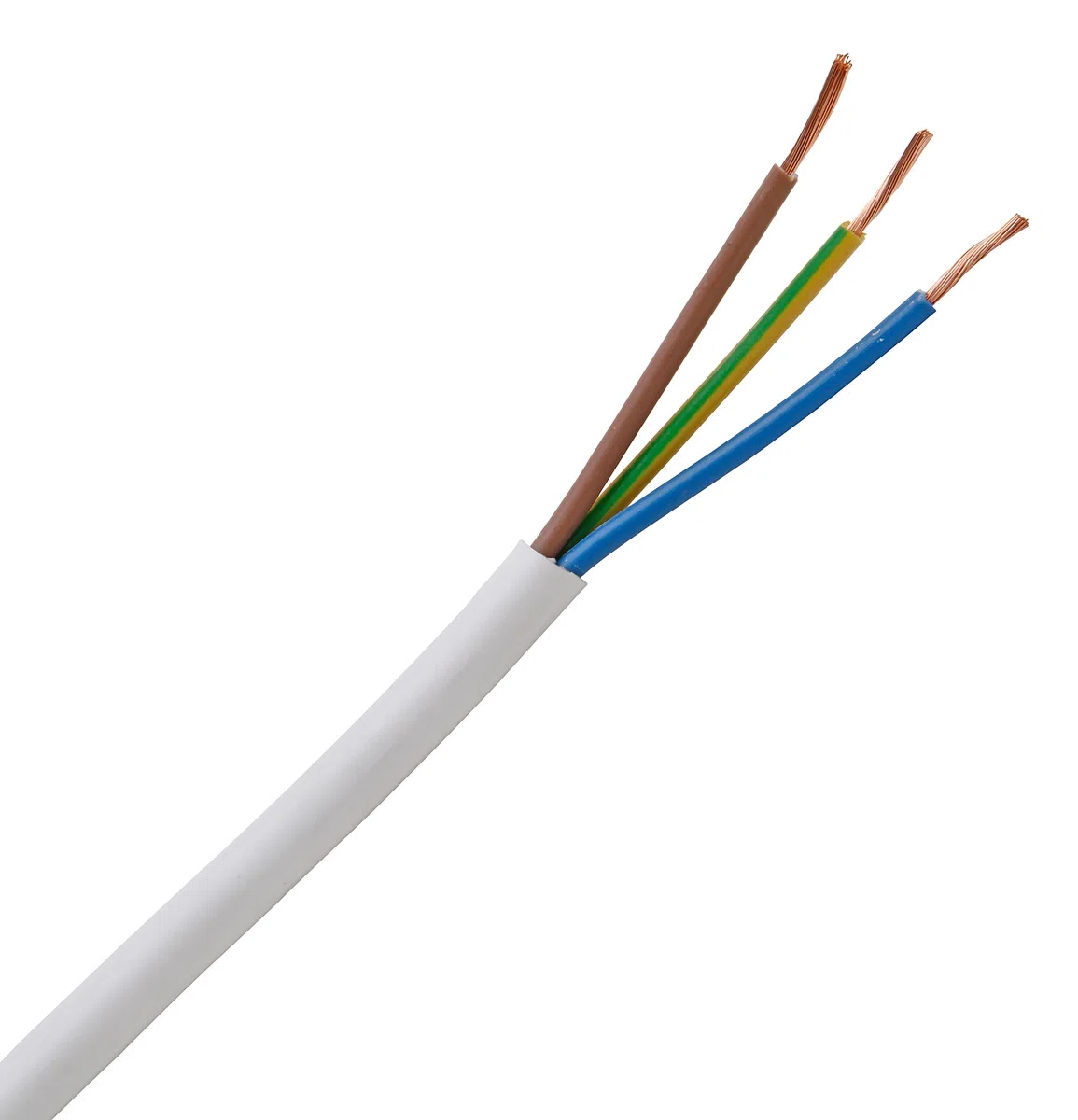 Kopp 151825002 Couronne de câble NYM-J 25 m 3 x 1,5 mm Blanc