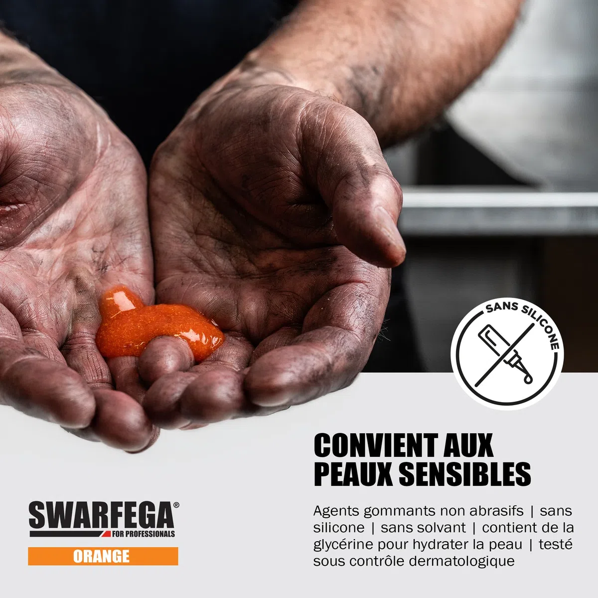 Swarfega Orange – Nettoyant Industriel Mains – Recharge 4 L – sans solvant – Usage Professionnel