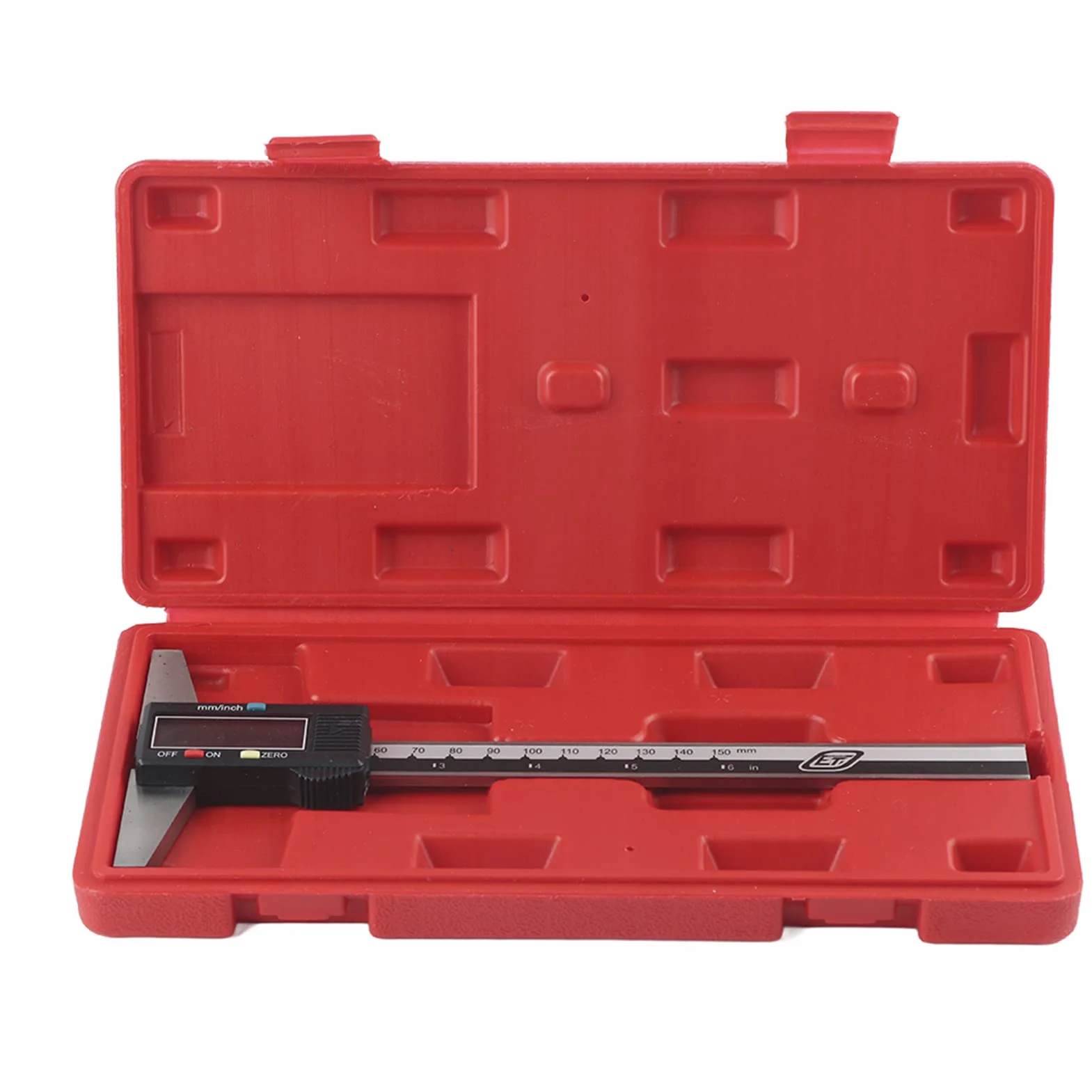 Jauge de Profondeur Numérique, Outil de Mesure Vernier, Outil de Mesure de Jauge à Pied à Coulisse Numérique en Acier Inoxydable de Haute Précision 0-150 Mm 0,01 Mm