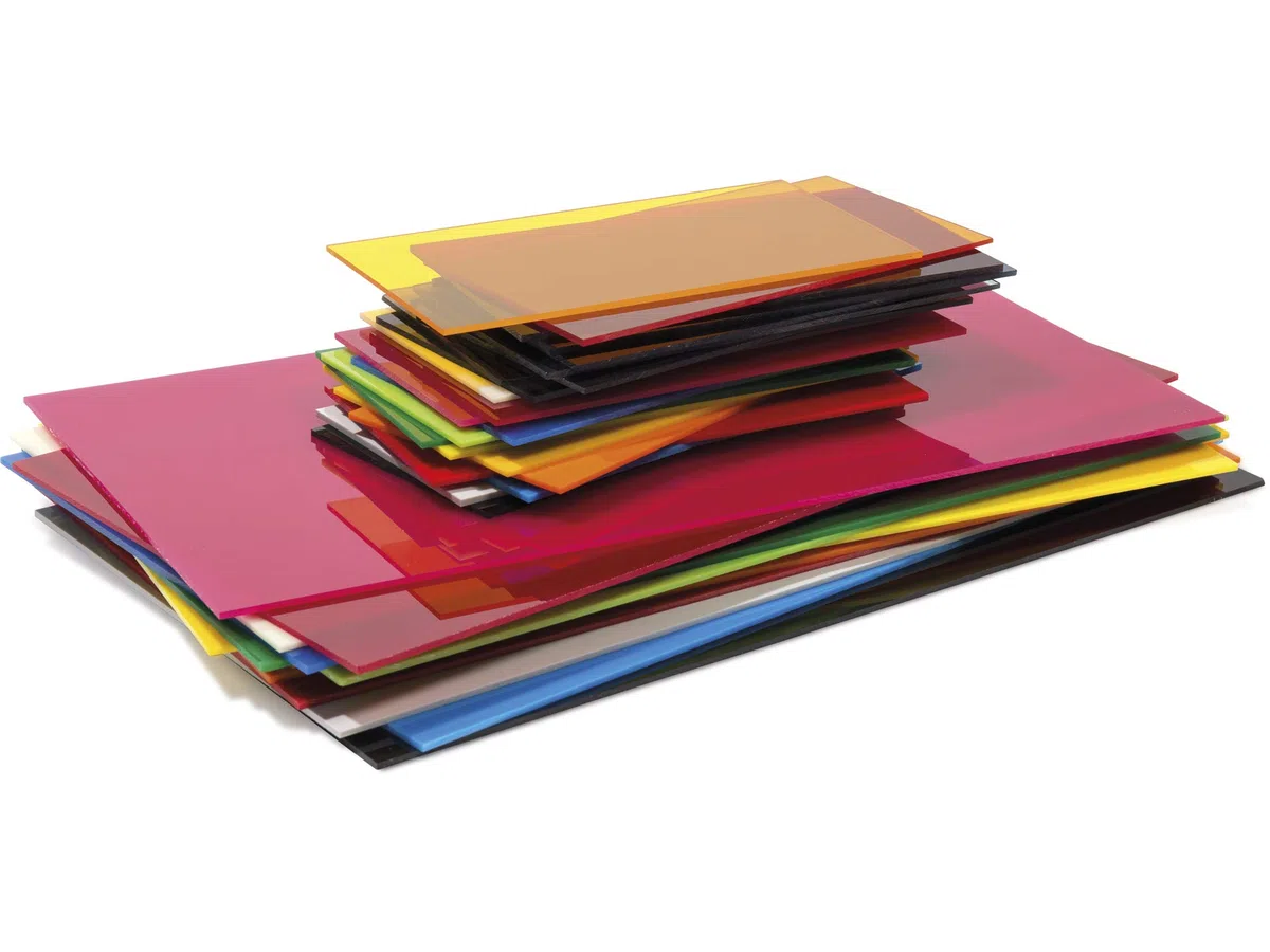 Evonik Plexiglas coloré Verre acrylique incassable et polyvalent pour objets lumineux, etc. Plaque en plexiglas de 3 mm d'épaisseur