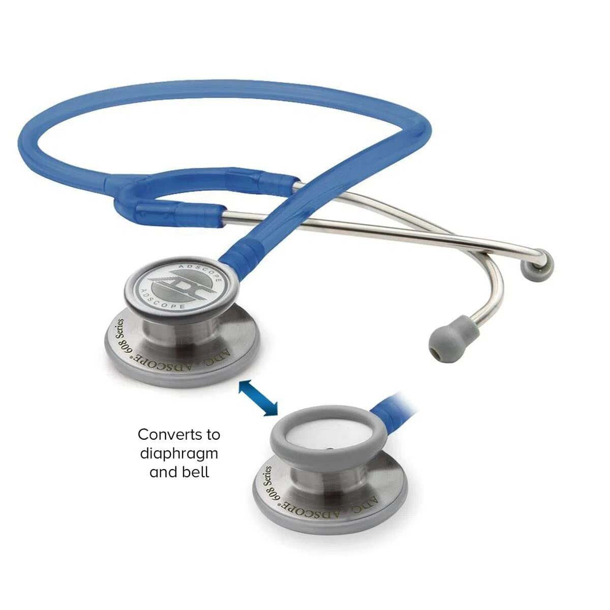 ADC Adscope 608 - Stéthoscope convertible - Glace saphir
