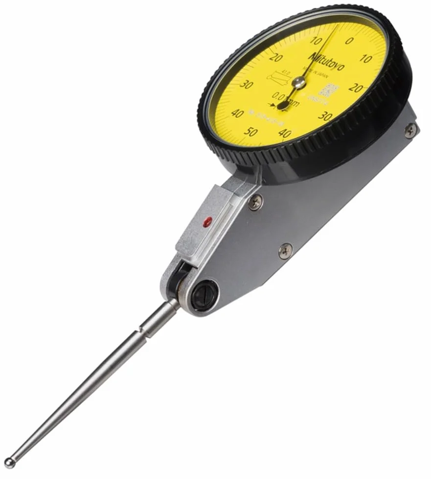 Mitutoyo Comparateur à palpeur orientable, modèle horizontal, 1mm, 0,01mm, tige 8mm | 0,01 mm, points étroits, coffret