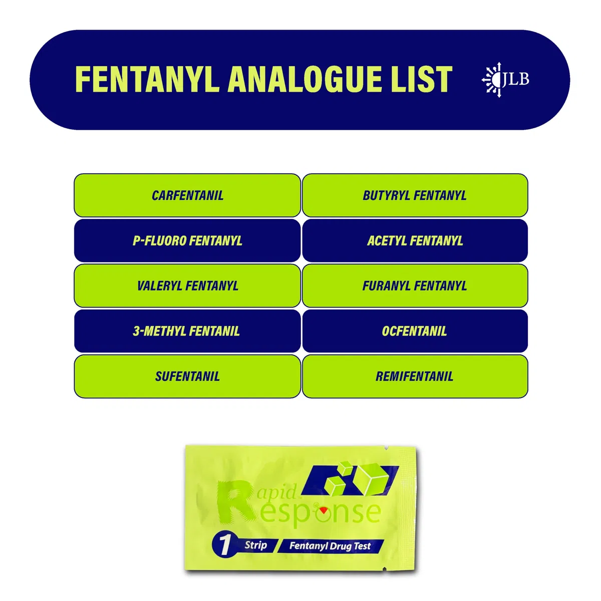Rapid Response Bandelettes de test de fentanyl - Bandelettes de fentanyl les plus vendues au monde - Outil de réduction des risques - Prévention des surdoses (5)
