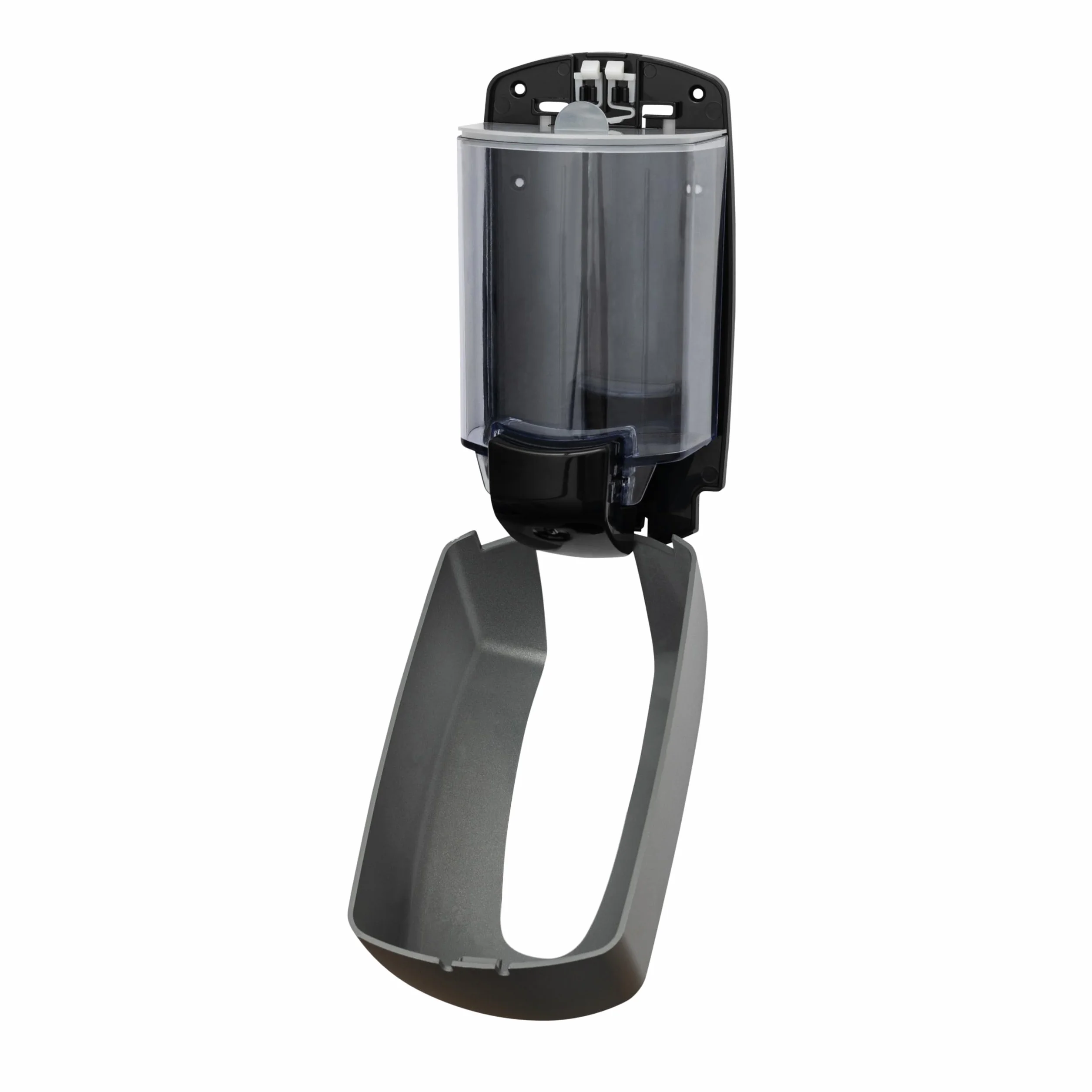 Jofel - Distributeur de Savon Liquide Mural Rechargeable de 0,9 l, Distributeur de Savon pour la Salle de Bains, Valve Anti-Corrosion et Anti-Goutte, Corps en ABS, Aitana AC70300